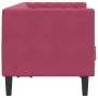 Chesterfield 2-seater sofa with red velvet cushions by , Sofas - Ref: Foro24-372687, Price: 305,88 €, Discount: %