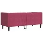Chesterfield 2-seater sofa with red velvet cushions by , Sofas - Ref: Foro24-372687, Price: 305,88 €, Discount: %