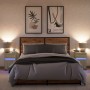 Bedside tables with LED lights, 2 units, engineered wood in Sonoma oak. by , Nightstands - Ref: Foro24-852003, Price: 82,53 €...