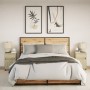 Bedside tables with LED lights, 2 units, engineered wood in Sonoma oak. by , Nightstands - Ref: Foro24-852003, Price: 82,53 €...
