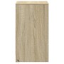 Bedside tables with LED lights, 2 units, engineered wood in Sonoma oak. by , Nightstands - Ref: Foro24-852003, Price: 82,53 €...