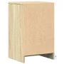 Bedside tables with LED lights, 2 units, engineered wood in Sonoma oak. by , Nightstands - Ref: Foro24-852003, Price: 85,38 €...