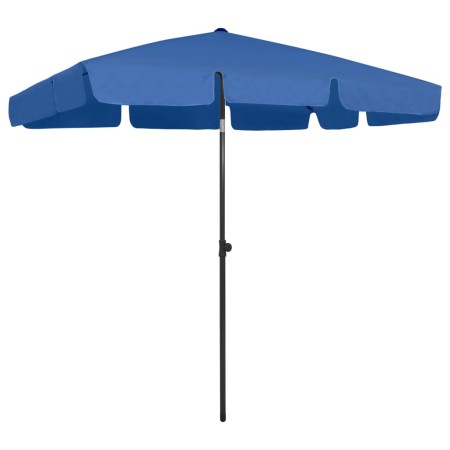 Sombrilla de playa azul 200x125 cm de vidaXL, Sombrillas - Ref: Foro24-314734, Precio: 45,29 €, Descuento: %