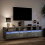 Wand-TV-Möbel mit LED in Betongrau 180x31x45 cm von , TV-Möbel - Ref: Foro24-3307943, Preis: 154,28 €, Rabatt: %
