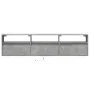 Wall-mounted TV unit with LED in concrete gray, 180x31x45 cm by , TV Furniture - Ref: Foro24-3307943, Price: 151,90 €, Discou...
