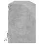 Wall-mounted TV unit with LED in concrete gray, 180x31x45 cm by , TV Furniture - Ref: Foro24-3307943, Price: 151,90 €, Discou...