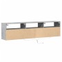 Wand-TV-Möbel mit LED in Betongrau 180x31x45 cm von , TV-Möbel - Ref: Foro24-3307943, Preis: 154,28 €, Rabatt: %