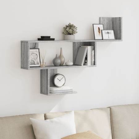 Wandregal aus Sonoma-Grau mit einer Größe von 100x15x70 cm. von , Regale und Regale - Ref: Foro24-853196, Preis: 39,22 €, Rab...