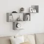Engineered wood Sonoma gray wall shelf 100x15x70 cm by , Shelves and shelves - Ref: Foro24-853196, Price: 38,50 €, Discount: %