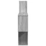 Engineered wood Sonoma gray wall shelf 100x15x70 cm by , Shelves and shelves - Ref: Foro24-853196, Price: 38,50 €, Discount: %