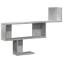 Estante de pared madera ingeniería gris hormigón 100x15x70 cm de , Estantes y estanterías - Ref: Foro24-853194, Precio: 36,64...