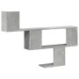 Estante de pared madera ingeniería gris hormigón 100x15x70 cm de , Estantes y estanterías - Ref: Foro24-853194, Precio: 36,64...