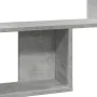 Estante de pared madera ingeniería gris hormigón 100x15x70 cm de , Estantes y estanterías - Ref: Foro24-853194, Precio: 35,99...