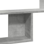 Estante de pared madera ingeniería gris hormigón 100x15x70 cm de , Estantes y estanterías - Ref: Foro24-853194, Precio: 36,64...