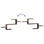 Engineered wood brown oak wall shelf 104x15x49 cm by , Shelves and shelves - Ref: Foro24-853206, Price: 26,54 €, Discount: %