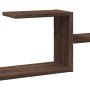 Wandregal aus braunem Eichenfurnierholz 104x15x49 cm von , Regale und Regale - Ref: Foro24-853206, Preis: 30,38 €, Rabatt: %