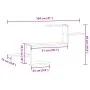 Estante de pared madera ingeniería marrón roble 104x15x49 cm de , Estantes y estanterías - Ref: Foro24-853206, Precio: 29,79 ...