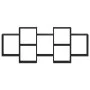 Estantería de pared madera de ingeniería negra 159x18x65 cm de , Estantes y estanterías - Ref: Foro24-853210, Precio: 63,32 €...