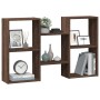 Wandregal aus braunem Eichenholz, 96x18x60 cm. von , Regale und Regale - Ref: Foro24-853233, Preis: 43,12 €, Rabatt: %