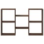 Engineered wood brown oak wall shelf 96x18x60 cm by , Shelves and shelves - Ref: Foro24-853233, Price: 43,12 €, Discount: %