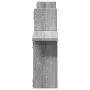 Wall shelf 2 units engineered wood Sonoma gray 38x12x38cm by , Shelves and shelves - Ref: Foro24-853250, Price: 21,57 €, Disc...