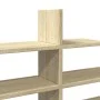 Engineered oak Sonoma wood wall shelf 124.5x18x60.5 cm by , Shelves and shelves - Ref: Foro24-853265, Price: 37,73 €, Discoun...