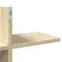 Engineered oak Sonoma wood wall shelf 124.5x18x60.5 cm by , Shelves and shelves - Ref: Foro24-853265, Price: 37,73 €, Discoun...