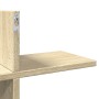 Wandregal aus Sonoma-Eichenfurnier 124,5x18x60,5 cm von , Regale und Regale - Ref: Foro24-853265, Preis: 38,45 €, Rabatt: %