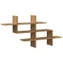 Estante pared madera ingeniería roble artisan 124,5x18x60,5 cm de , Estantes y estanterías - Ref: Foro24-853271, Precio: 40,8...