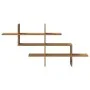 Estante pared madera ingeniería roble artisan 124,5x18x60,5 cm de , Estantes y estanterías - Ref: Foro24-853271, Precio: 40,8...