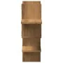 Estante pared madera ingeniería roble artisan 124,5x18x60,5 cm de , Estantes y estanterías - Ref: Foro24-853271, Precio: 40,8...