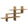 Estante pared madera ingeniería roble artisan 124,5x18x60,5 cm de , Estantes y estanterías - Ref: Foro24-853271, Precio: 40,8...