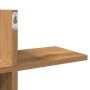 Wandregal aus Eichen-Ingenieurholzhandwerk 124,5x18x60,5 cm. von , Regale und Regale - Ref: Foro24-853271, Preis: 35,13 €, Ra...