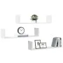 Wall shelves 2 units white engineered wood 80x18x18 cm by , Shelves and shelves - Ref: Foro24-853290, Price: 33,78 €, Discoun...