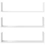 Wall shelves 2 units white engineered wood 80x18x18 cm by , Shelves and shelves - Ref: Foro24-853290, Price: 33,78 €, Discoun...