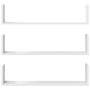 Wandregale 2 Stück weißes Ingenieurholz 80x18x18 cm von , Regale und Regale - Ref: Foro24-853290, Preis: 32,16 €, Rabatt: %