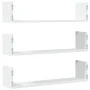 Wall shelves 2 units white engineered wood 80x18x18 cm by , Shelves and shelves - Ref: Foro24-853290, Price: 33,78 €, Discoun...