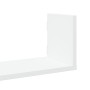 Wandregale 2 Stück weißes Ingenieurholz 80x18x18 cm von , Regale und Regale - Ref: Foro24-853290, Preis: 32,16 €, Rabatt: %