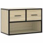 TV stand made of engineered wood and Sonoma oak metal, measuring 60x31x39.5 cm. by , TV Furniture - Ref: Foro24-848910, Price...