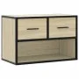 TV stand made of engineered wood and Sonoma oak metal, measuring 60x31x39.5 cm. by , TV Furniture - Ref: Foro24-848910, Price...