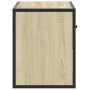TV-Möbel aus Ingenieurholz und Metall in Sonoma-Eiche, 60x31x39,5 cm. von , TV-Möbel - Ref: Foro24-848910, Preis: 51,29 €, Ra...