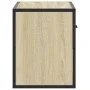 TV stand made of engineered wood and Sonoma oak metal, measuring 60x31x39.5 cm. by , TV Furniture - Ref: Foro24-848910, Price...