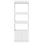 Aparador alto madera de ingeniería blanco 63x33x180 cm de , Librerías y estanterías - Ref: Foro24-3309600, Precio: 93,38 €, D...