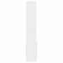Tall white engineered wood sideboard 63x33x180 cm by , Bookcases and shelves - Ref: Foro24-3309600, Price: 94,48 €, Discount: %