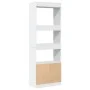 Aparador alto madera de ingeniería blanco 63x33x180 cm de , Librerías y estanterías - Ref: Foro24-3309600, Precio: 93,38 €, D...