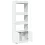 Tall white engineered wood sideboard 63x33x180 cm by , Bookcases and shelves - Ref: Foro24-3309600, Price: 94,48 €, Discount: %