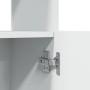Hoher Schrank aus weißem Ingenieurholz 63x33x180 cm von , Bücherregale und Regale - Ref: Foro24-3309600, Preis: 94,48 €, Raba...