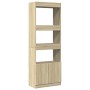 Hoher Schrank aus Sonoma-Eichen-Ingenieurholz 63x33x180 cm. von , Bücherregale und Regale - Ref: Foro24-3309602, Preis: 91,11...