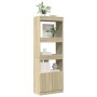 Hoher Schrank aus Sonoma-Eichen-Ingenieurholz 63x33x180 cm. von , Bücherregale und Regale - Ref: Foro24-3309602, Preis: 91,11...