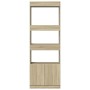 Hoher Schrank aus Sonoma-Eichen-Ingenieurholz 63x33x180 cm. von , Bücherregale und Regale - Ref: Foro24-3309602, Preis: 91,11...